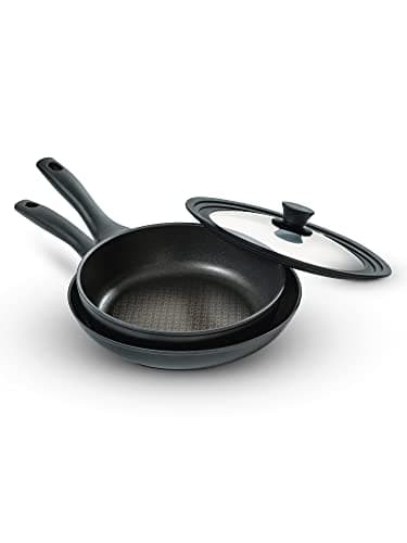 Image of Nadiya x Prestige Nesting Frypan TP & Lid, Black