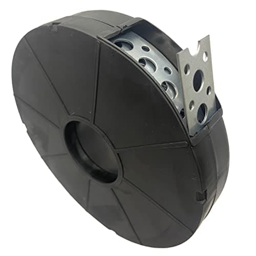 Image of LLB - Galvanised Steel Fixing Strap | 10 Meter Long Heavy Duty Builders Band | Corrosion Resistant | Multipurpose and Easy to Cut | Light Weight, Silver Alloy Steel, 25mm Width