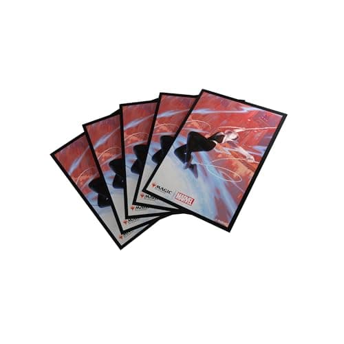 Image of Gamegenic | Magic: The Gathering - Marvel's Spider-Man Premium Art Sleeves - Spider-Gwen| 105 Sleeves Per Pack | Trading Card Accessory