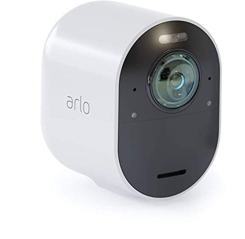 Image of Arlo Ultra Wireless Outdoor Home Security Camera System CCTV, 6-month battery, Alarm, Colour Night Vision, 4K, 2-Way Audio, Camera Only, With free trial of Arlo Secure Plan