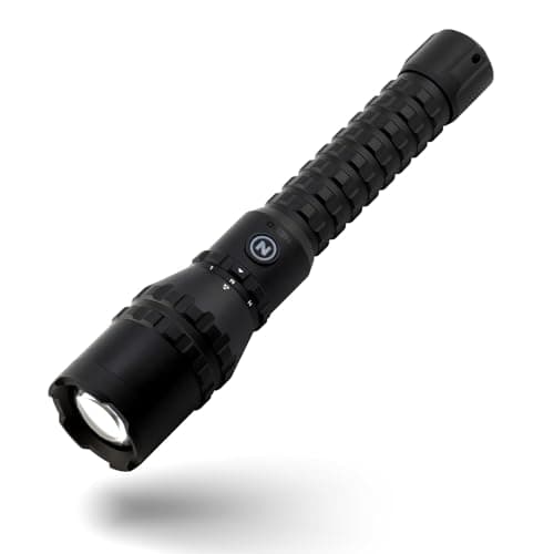 Image of NEBO Davinci 8000 – 8,000 Lumen Rechargeable Mag‑Dial Flashlight, USB‑C Power Bank, 5 Modes, 4× Zoom, IP67 Waterproof, Anodized Aircraft‑Grade Aluminium