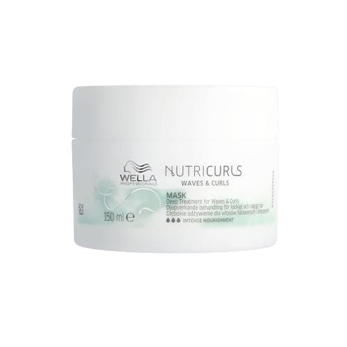 Image of Wella Professionals Nutricurls Deep Treatment Hair Mask for Wavy & Curly Hair - Nourish & Define - Formulated with Nourish-In Complex (150ml)