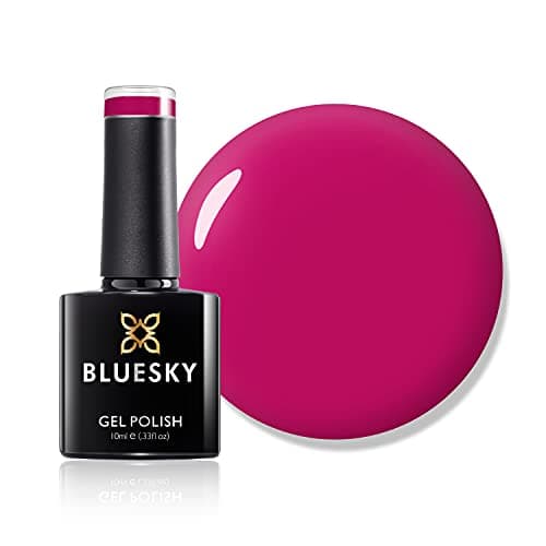 Image of Bluesky Gel Nail Polish, Hot Pink A117, Bright, Long Lasting, Chip Resistant, 10 ml (Requires Drying Under UV LED Lamp)