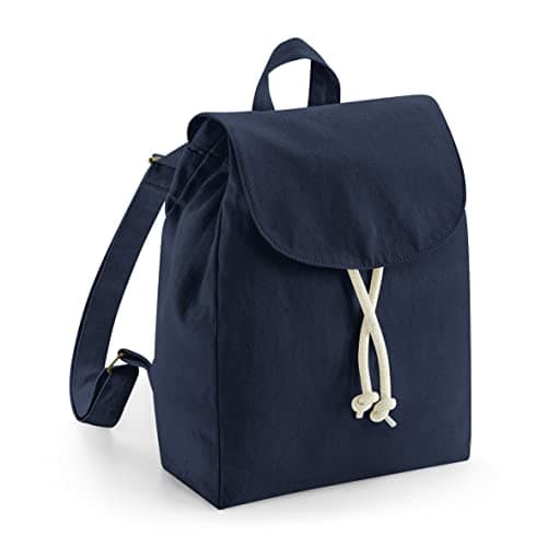 Image of Westford Mill W881 EarthAware® Organic Mini Rucksack - French Navy
