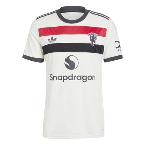 Image of adidas Mens Manchester United Third Shirt 2024 2025 Adults White L