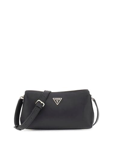 Image of GUESS womens Talent Crossbody Top Zip, Black, One size