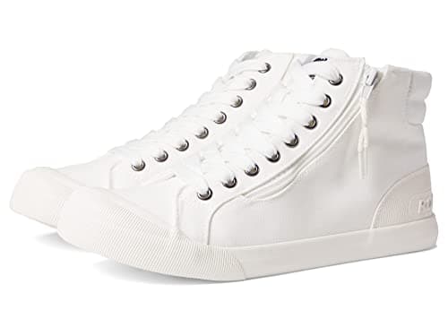 Image of Rocket Dog Women's Jazzin High Top Sneaker, White, 6 UK