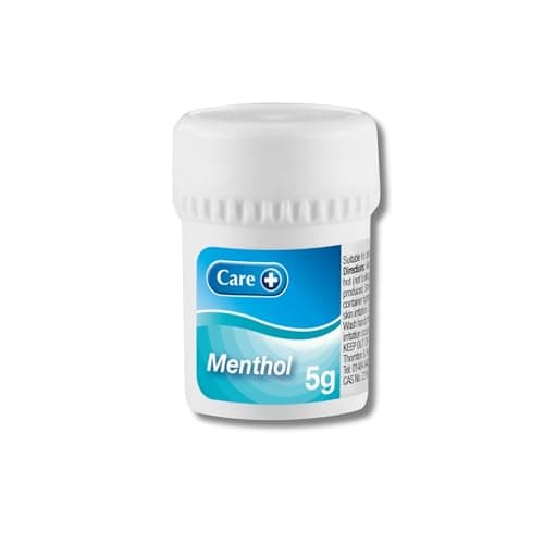 Image of Care Menthol Crystals, Produces Powerful Menthol Vapour, Fast and Effective Relief, Unblock Nose and Relieve Congestion, Also Suitable for Aromatherapy, 5g Crystals