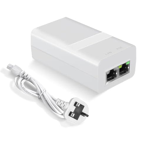 Image of AgilePoElink Gigabit PoE+ Injector 30W IEEE802.3at/af PoE(15.4W) or PoE+(30W) Power Over Ethernet PoE Power Injector Adapter for IP Camera/Wireless AP/IP Phones