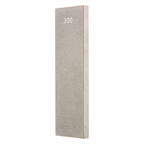Image of Trend Diamond Sharpening Bench Stone, 6 x 2 Inch, Double-Sided 300/1000 Grit Bench Stone with Cleaning Block & Non-Slip Mat, DWS/W6/FC
