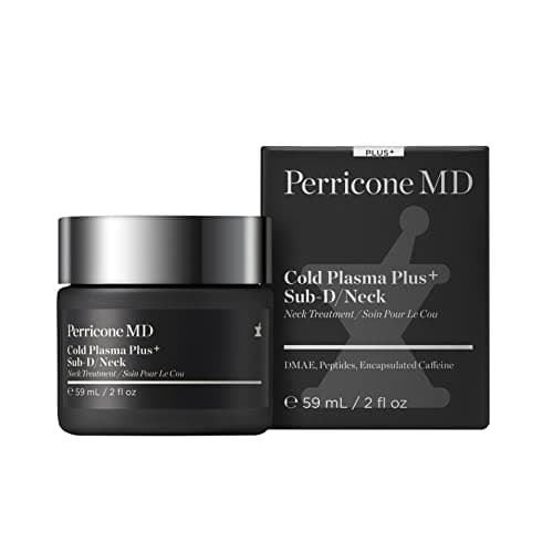 Image of Perricone MD Cold Plasma Plus+ Sub D/Neck -Neck & Jawline Firming Treatment with DMAE & Caffeine 59ml – Anti-Aging Contouring Cream to Sculpt, Tighten & Reduce Double Chin, Improve Elasticity