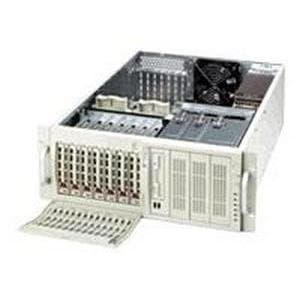 Image of Supermicro SuperChassis 742T-550B, Black - computer cases (Black, Full-Tower, Server, 4U, 10 - 35 °C, -40 - 70 °C, 8 - 90%)
