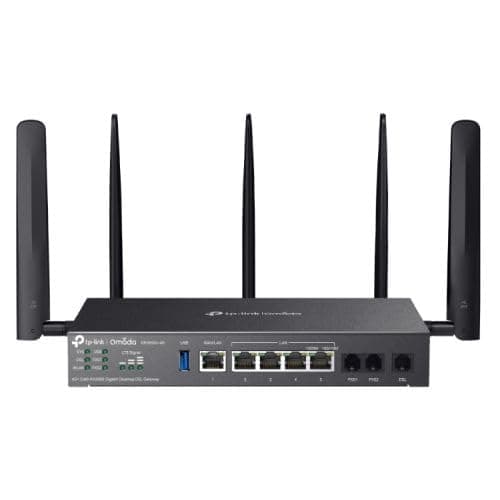 Image of Tp-Link DR3650V-4G Omada 4G+ Cat6 Ax3000 Wi-Fi 6 Gigabit Desktop Dsl Gateway 4G+