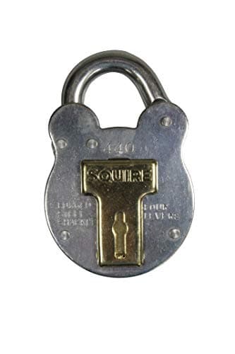 Image of Squire Old English Galvanised Steel Case 4 Lever Padlock, Medium