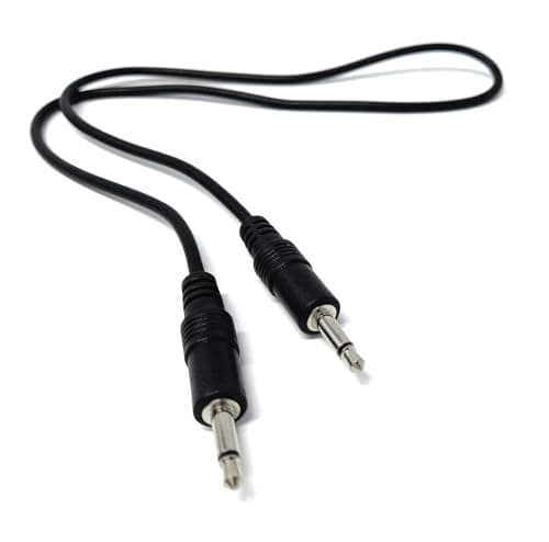 Image of DRUT 0.5m 3.5mm Mono Jack 12V Trigger Cable – IR Infrared Sensor Receiver & Audio Plug Connector (Male to Male) 1.6ft