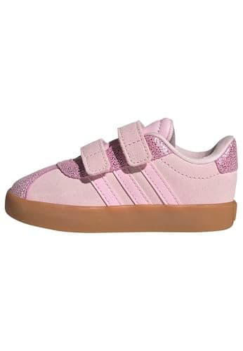 Image of adidas Unisex Baby VL Court 3.0 Shoes Infants, Clear Pink/Clear Pink/Gum, 8.5 UK Child