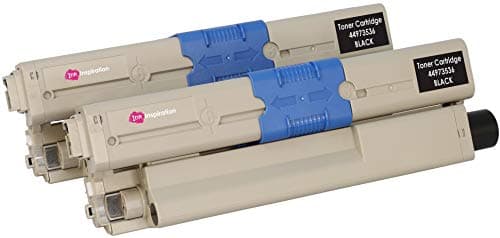 Image of 2 BLACK Compatible Laser Toner Cartridges for Oki C301 C301dn C321 C321dn MC332dn MC342dn MC342dnw MC342dw MC342w | 2,200 Pages