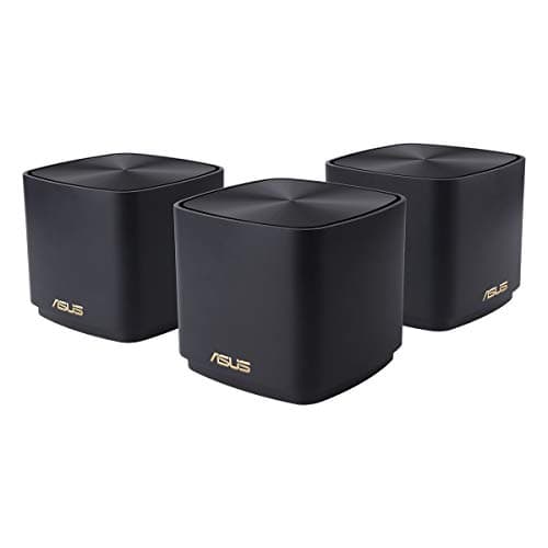 Image of ASUS ZenWiFi AX Mini (XD4) Whole Home Mesh WiFi System (3 Pack), WiFi 6, 802.11ax, up to 4800 sq ft & 25+ devices, AiMesh, Lifetime Free Internet Security, Parental Controls, Easy Setup