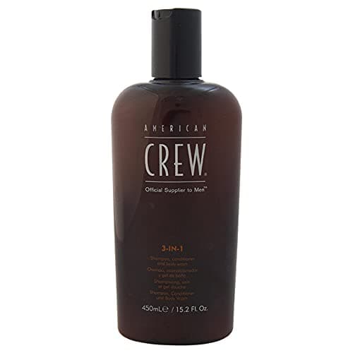 Image of American Crew 3 In 1 Shampoo and Conditoner and Body Wash For Men 15.2 oz Shampoo and Conditoner and Body Wash