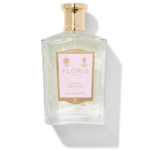 Image of Floris London Cherry Blossom Eau de Parfum (100ml) | Fresh & Fruity Fragrance | Delicately Enhanced with Musk, Rose, Bergamot & Orange | Perfect for Luxury Everyday Wear | Sweet & Feminine Scent