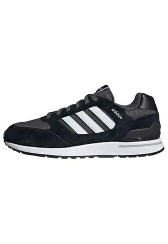 Image of adidas Run 80s Unisex-Adult Shoes, CBLACK/FTWWHT/GRESIX, 7 UK