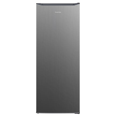 Image of Russell Hobbs Freestanding Upright Freezer Stainless Steel 168 Litre with 5 Drawers, 143 cm Tall & 55 cm Wide, Adjustable Thermostat & 40 Decibel Noise Level, 2 Year Guarantee RH143FZ552E1SS