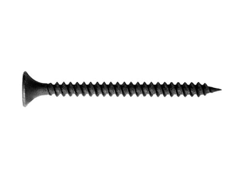 Image of 3.5mm x 35mm (Pack of 100) Black Phosphate Phillips Countersunk Drywall Screws Plasterboard Wood Fine Thread for Metal Constructions Bugle Head N17DE