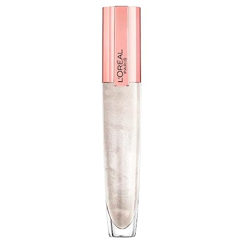 Image of L'Oreal Paris Paradise Glow Balm-in-Gloss – Plumping Lip Gloss with Hyaluronic Acid & Collagen, Lightweight, non-sticky with intense hydration – Non-Sticky, Nourishing Formula, 400 I Maximize