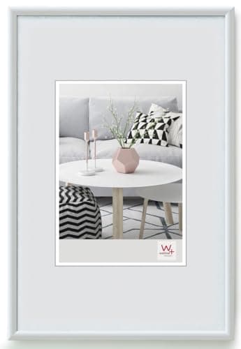 Image of walther design Picture Frame White 15 x 20 cm Galeria Plastic Frame KW520H