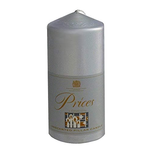 Image of Prices 6 € Pillar Candle Silver