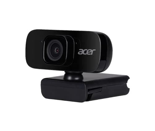 Image of Acer QHD Conference Webcam (5 Megapixels, 30 FPS, 70° Wide Angle, Built-in Noise Cancelling Micro, Compatible with Win, Linux, Mac and Android) Black