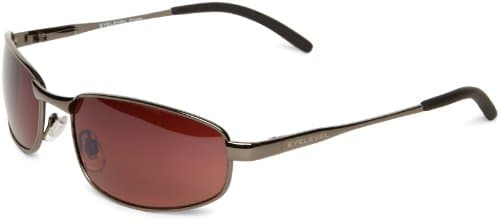 Image of Eyelevel Top Gear Rectangle Men's Sunglasses Shiny Gun Metal One Size