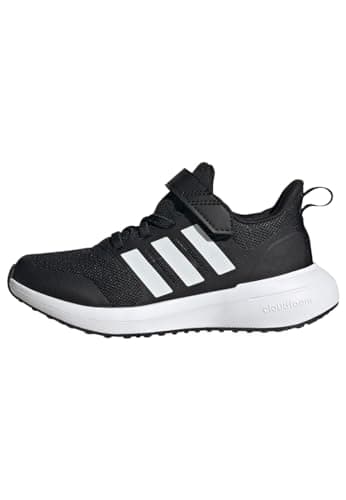 Image of ADIDAS Fortarun 2.0 Cloudfoam Elastic Lace Top Strap Shoes Core Black FTWR White Core Black