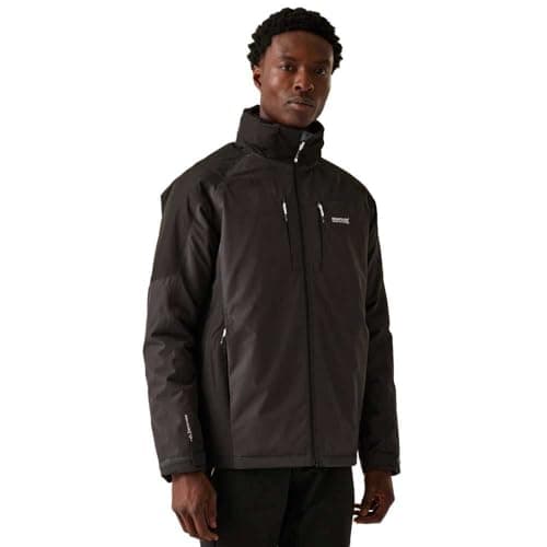 Image of Regatta Mens Calderdale II Winter Waterproof Jacket (M) (Ash/Black)