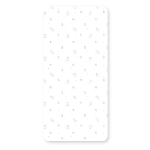 Image of Peppa Pig Official Single Fitted Bedsheet | Prancer Design | Designed for Single Beds | Soft Polyester with Elastic Edge | Perfect for Kids Bedroom | Pink and White