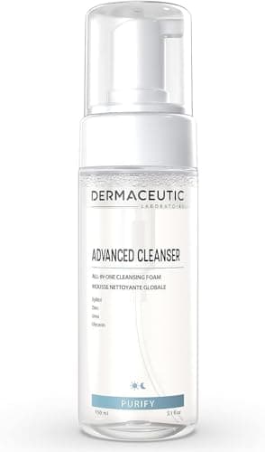Image of Dermaceutic Advanced Cleanser - Expert Cleansing Foam for effective make-up and sebum removal - Soft face wash - 150ml