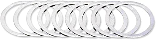 Image of Discount Bike Stem Spacer 2mm Alloy 1" A-Headset Handlebar Stem (10 Pack) Silver