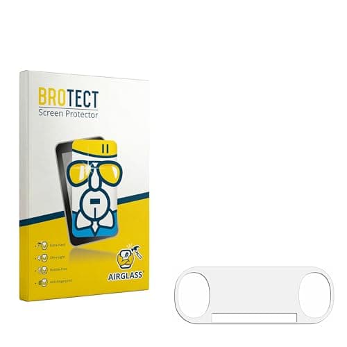 Image of brotect Glass Screen Protector Film compatible with Sony Playstation PS Vita Slim (Back) - Glass-Foil 9H Protection [Scratch Resistant, High Clarity]