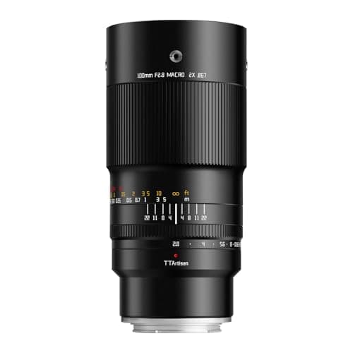 Image of TTARTISAN 100mm F2.8 Macro 2X Camera Lens for Sony E Mount Full Frame Manual Focus Lens for Miniature Photography