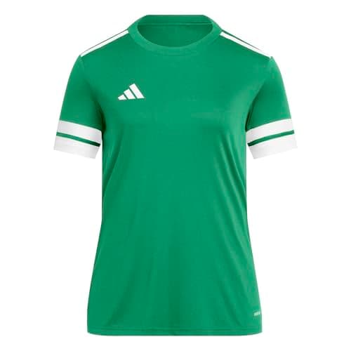 Image of adidas Women's SQUADRA25 Jersey Short Sleeve, Team Green/White, M