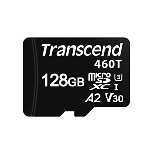 Image of Transcend TS128GUSD460T Commercial and Industrial Embedded Micro SD Card with 128GB UHS-I U3/V30 A2 3D NAND BiCS5 Heavy Duty 3 Year Warranty