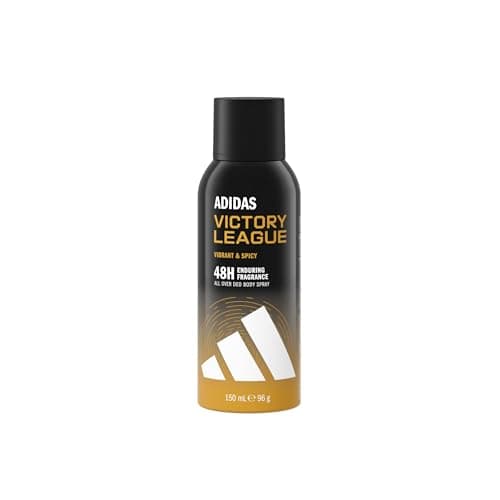 Image of Adidas Victory League Deodorant Body Spray, Vibrant & Spicy Scent, 48 Hour Last, Vegan Formula, 150ml