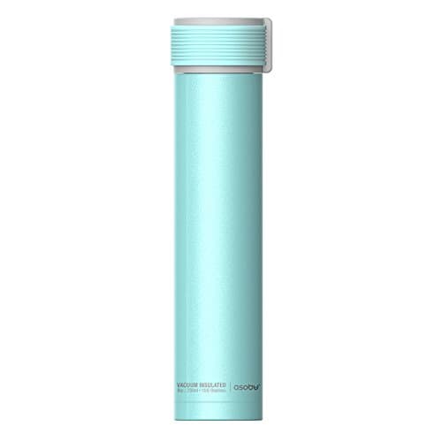 Image of ASOBU The Skinny Mini 8oz Fashion Forward Double Wall Stainless Steel Insulated Water Bottle (Teal)