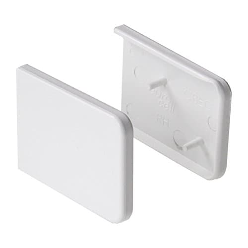 Image of Short Window Cill Capping End Caps (Pair) - White