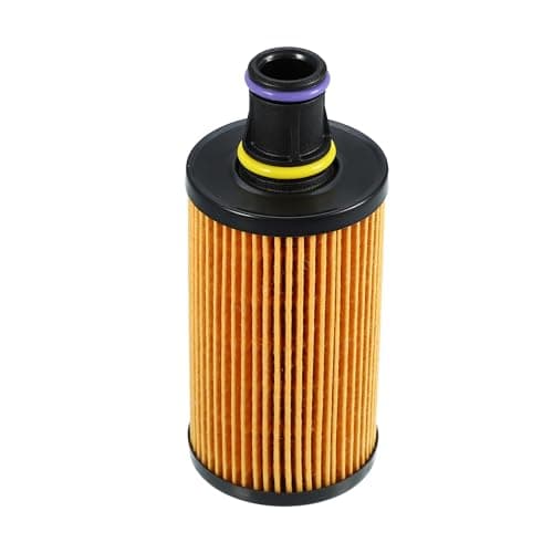 Image of Motoforti Engine Oil Filter, Oil Fuel Filter, for Land Rover New Defender 2019-2022, Plastic, with Washer, No.LR133455, Yellow, 1 Set