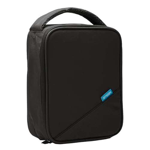 Image of Smash Insulated Lunch Bag, Fabric, 8cm x 18cm x 25cm,Black
