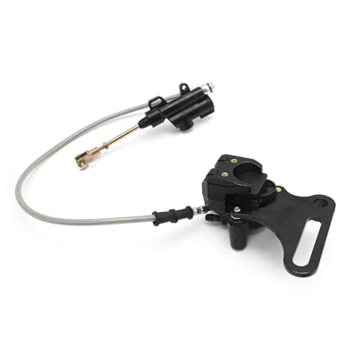 Image of Hoypeyfiy Heavy Duty Rear Disc Brake Caliper Assembly, Metal Rear Brake Caliper, Hydraulic Rear Disc Brake Caliper System for 110cc 125cc 140cc Dirt Bike