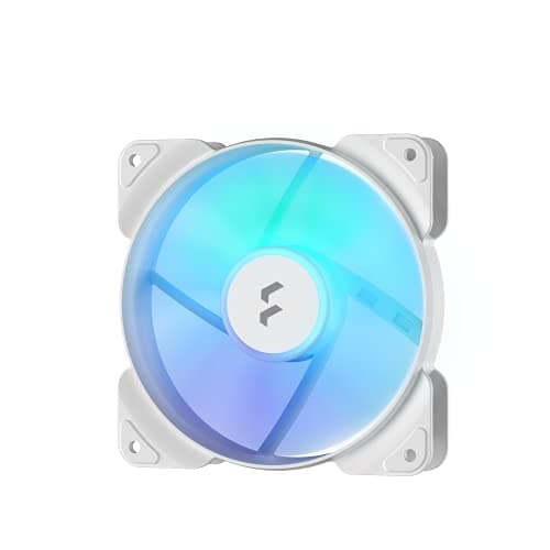 Image of Fractal Design Aspect 12 PWM RGB Fan - 120 mm White Frame, Efficient Cooling, 1200 RPM, RGB Lighting, PC Case Fan