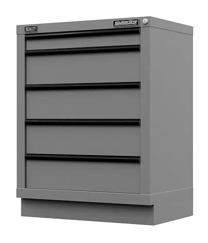 Image of Sealey Superline PRO® Black Edition Modular 5 Drawer Floor Cabinet 680mm - APMS35BE