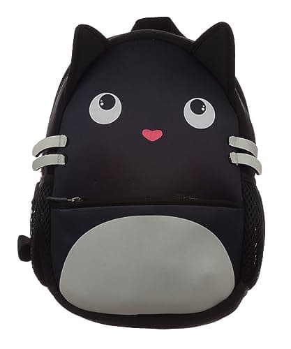Image of Puckator Feline Fine Cat Neoprene Rucksack Backpack - Toddler Kids Backpack - Backpack For School - Backpacks for Girls Women Men - Mini Backpacks - Bagpack - Backpack Waterproof - Nursery Backpack
